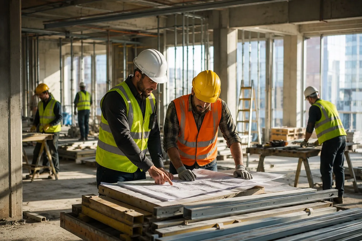 Workforce — crews on site